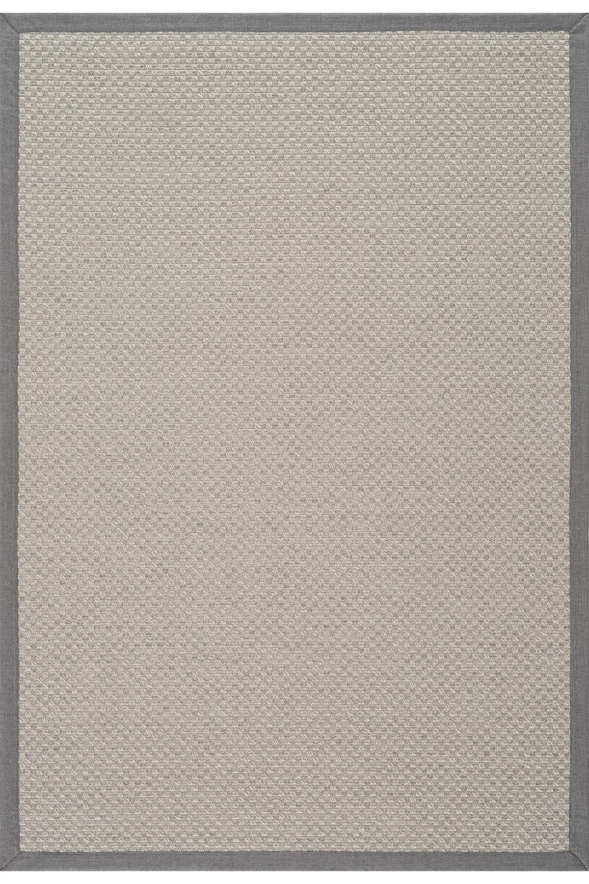 Koza Premium Sisalo Border Grey Sisal Carpet - Grey Border