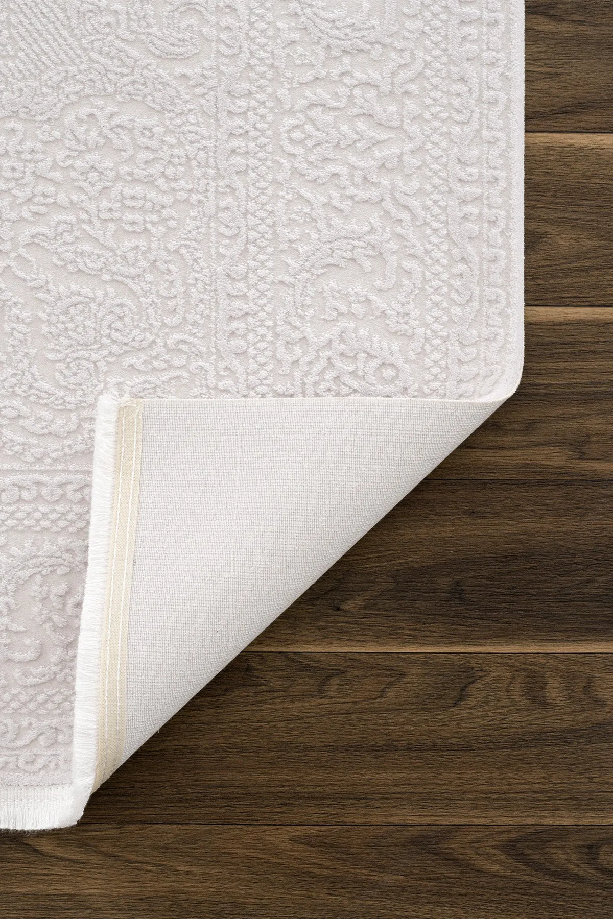 Alfombra de salón Koza Sedef color crema