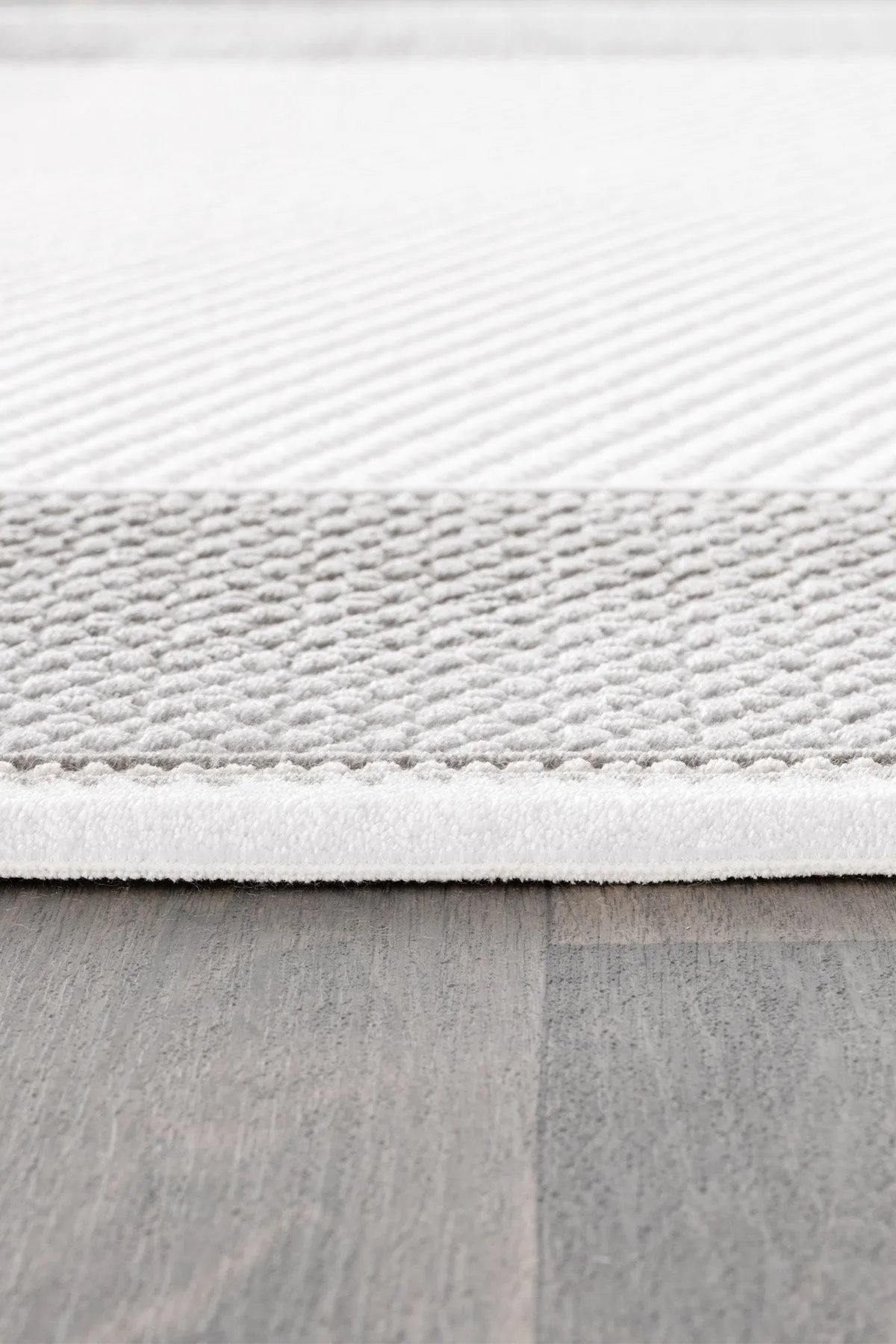 Koza Pearl Grey Living Room Rug