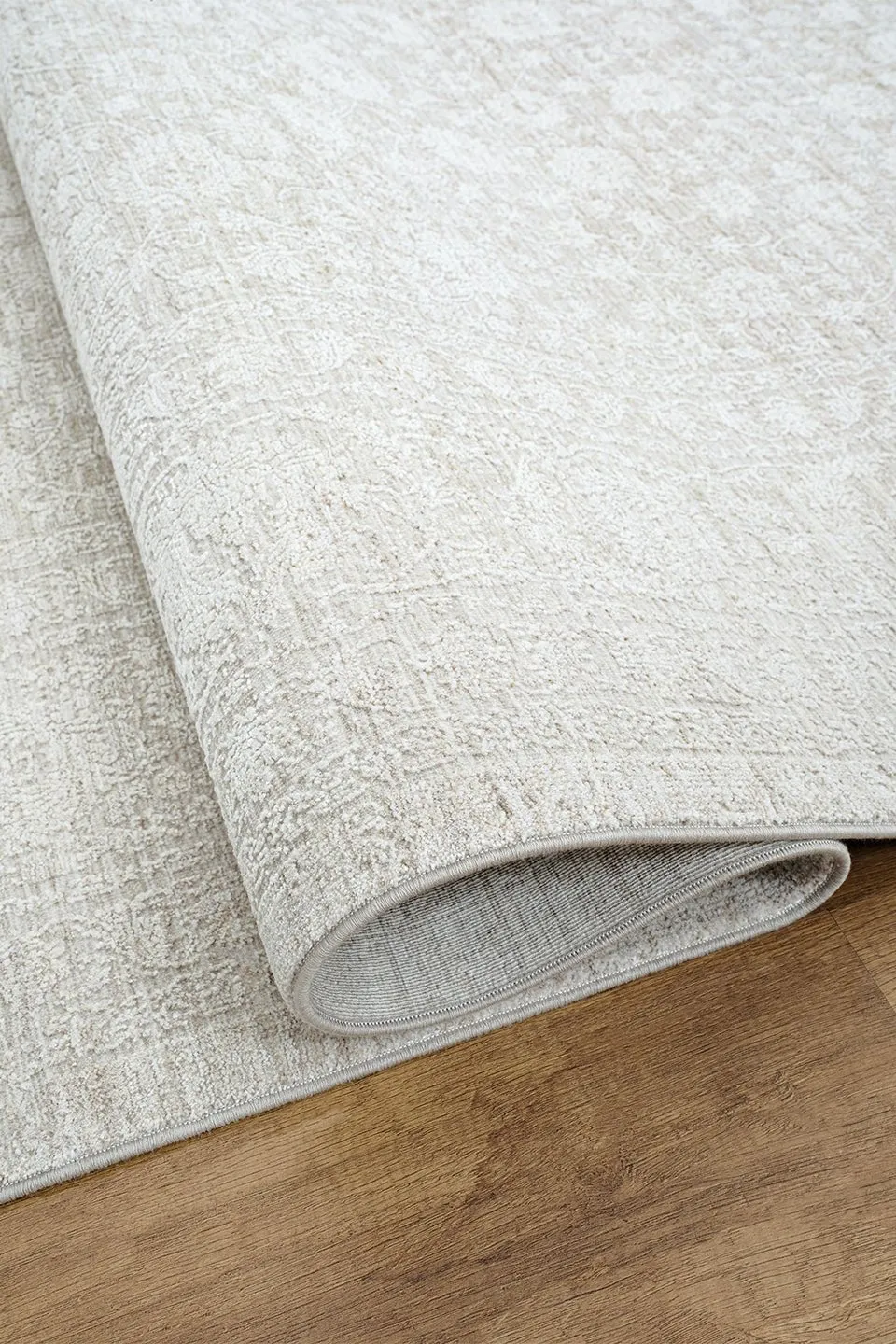 Tapis élégant à franges intégrées