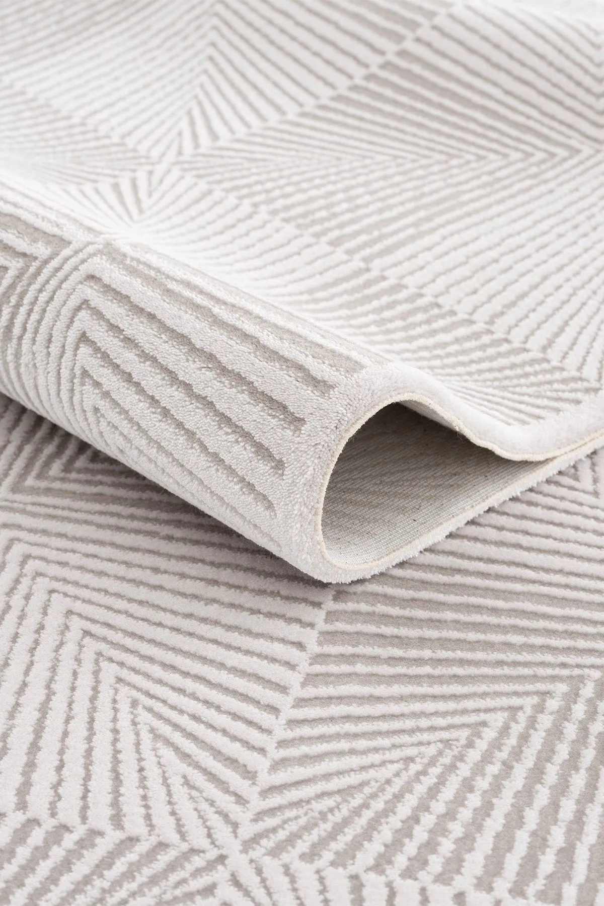 Koza Pearl Grey Living Room Rug