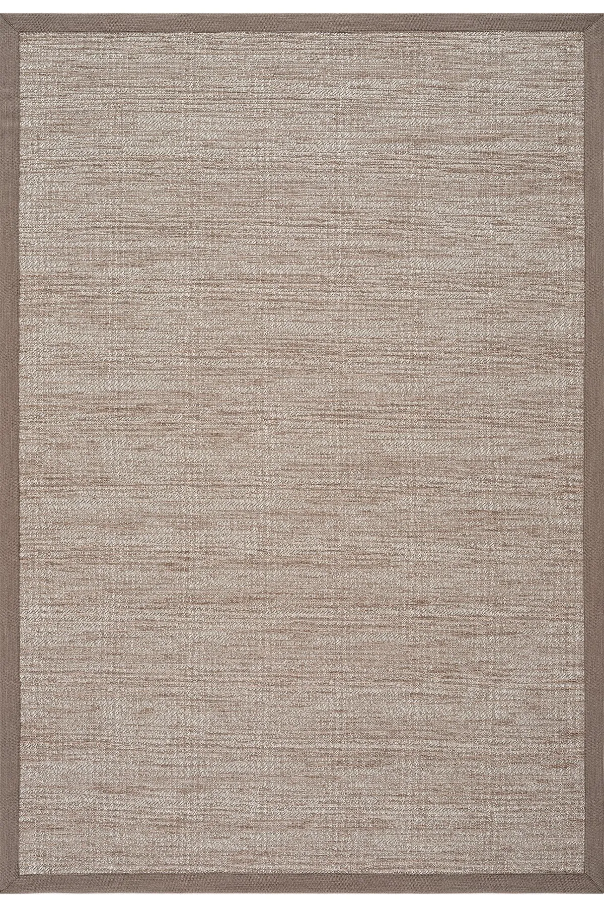 Koza Premium Sisalo Border Cream Natural Sisal Rug - Mink Border