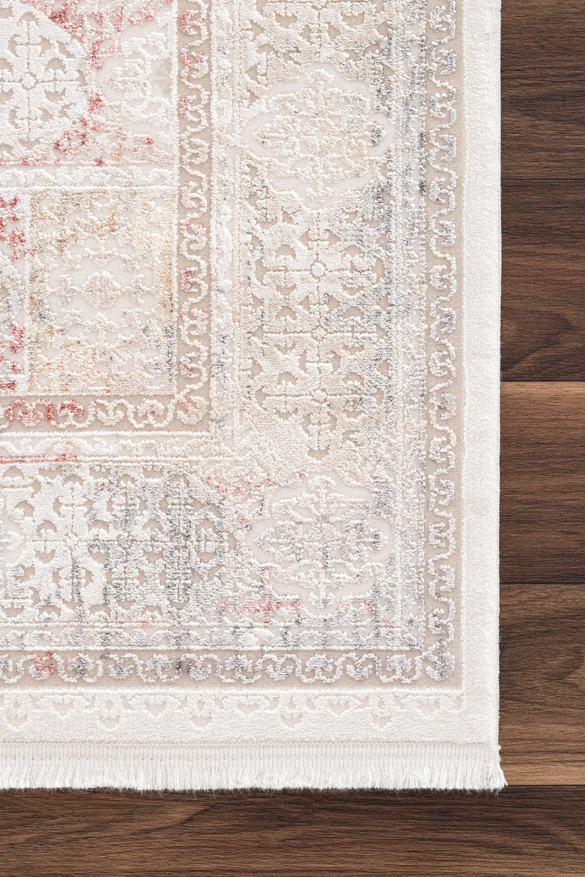 Natural fiber carpet details