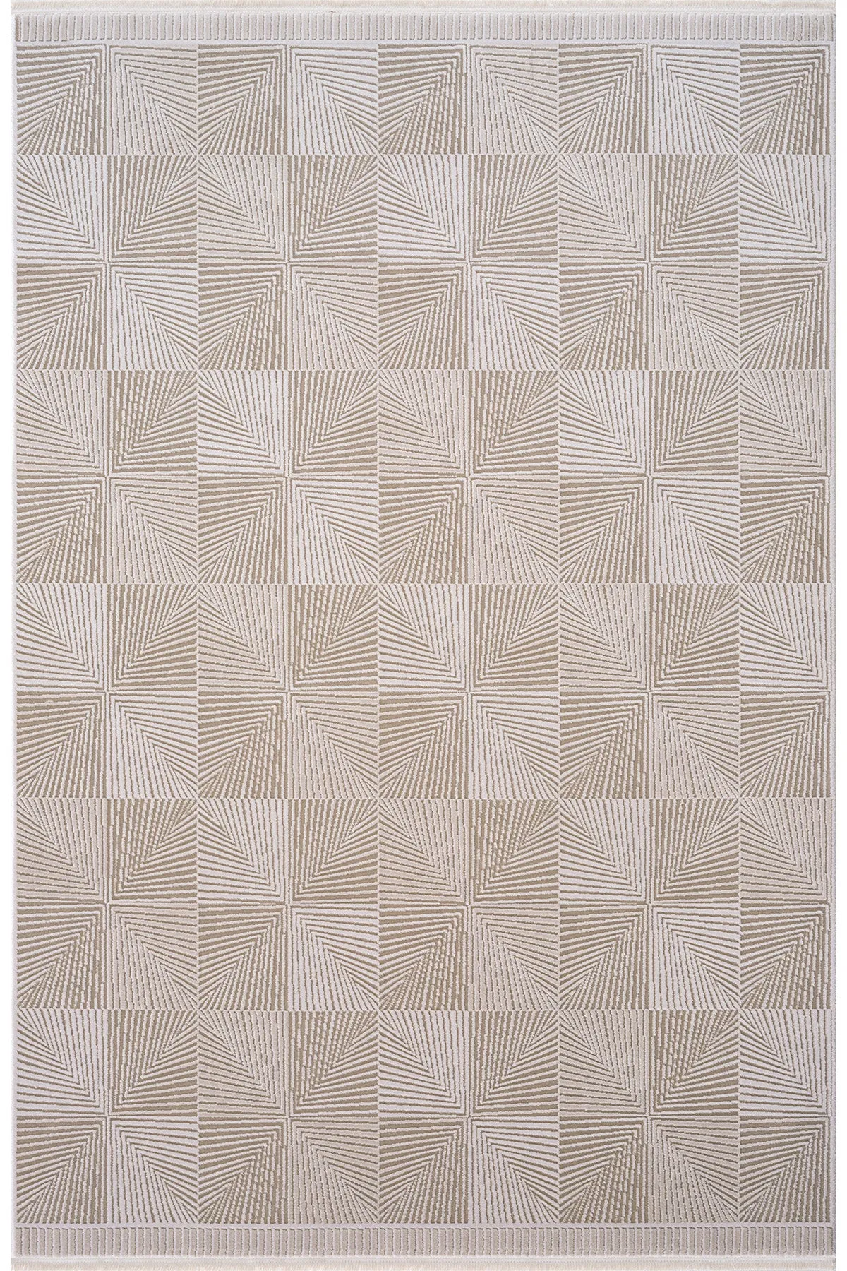 Koza Pearl Beige Living Room Rug