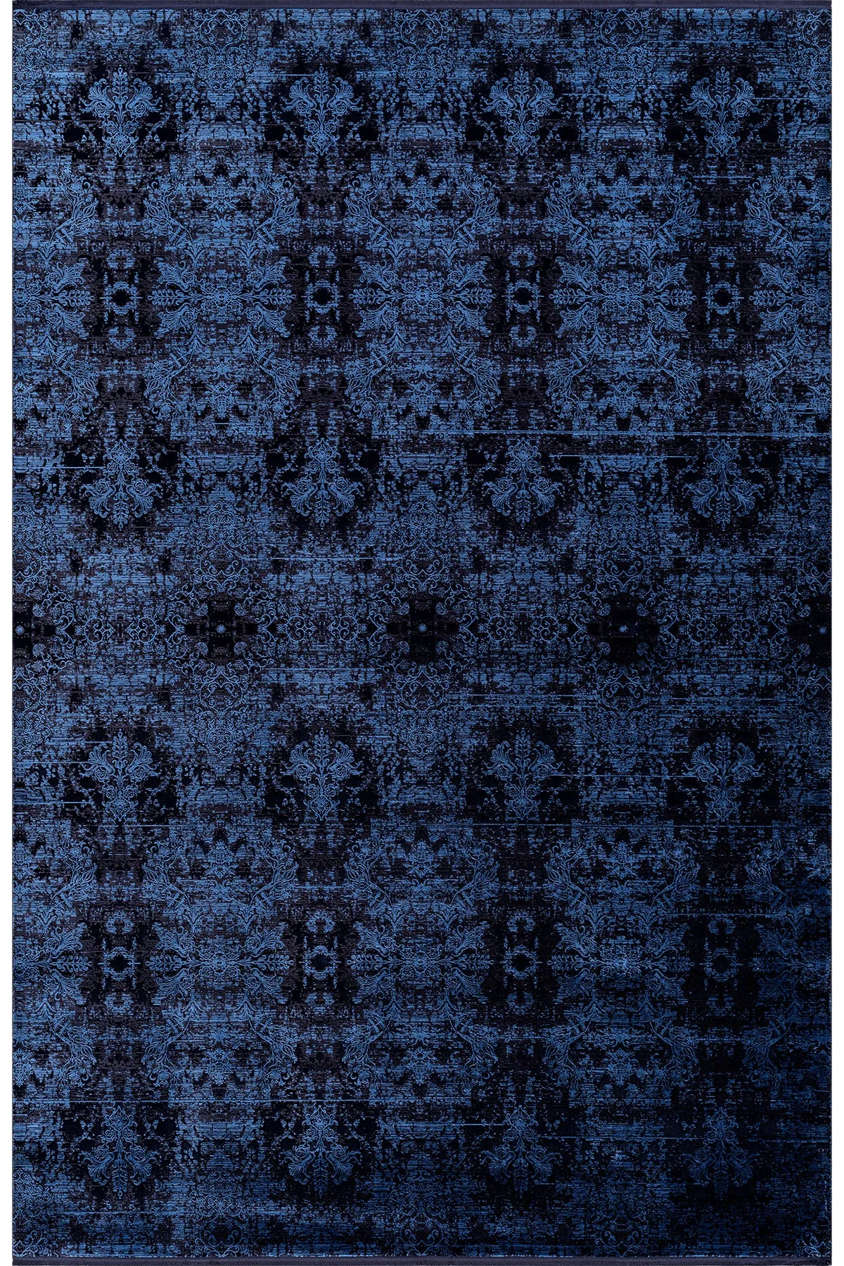 Koza Nostalgia Blue Living Room Rug