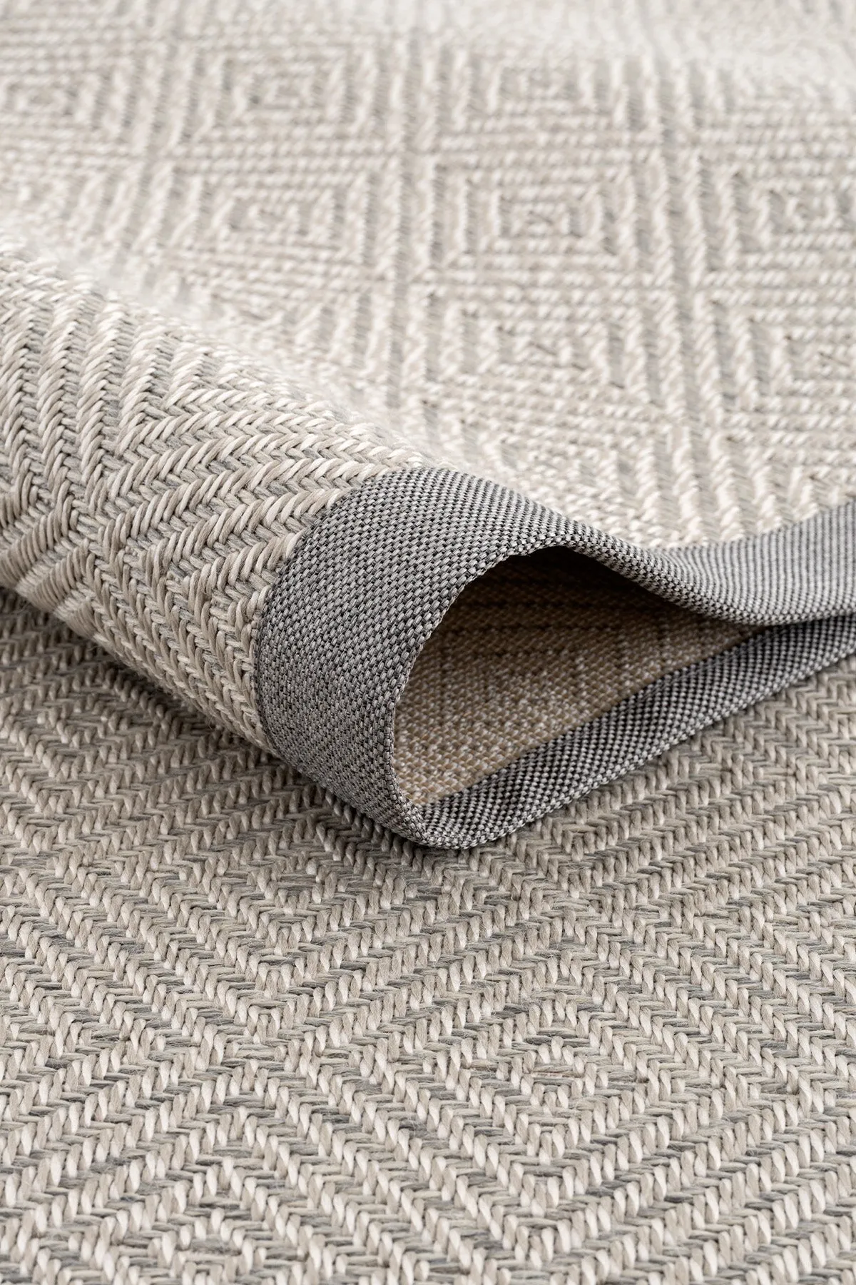 Koza Premium Sisalo Border Grey Sisal Carpet - Grey Border