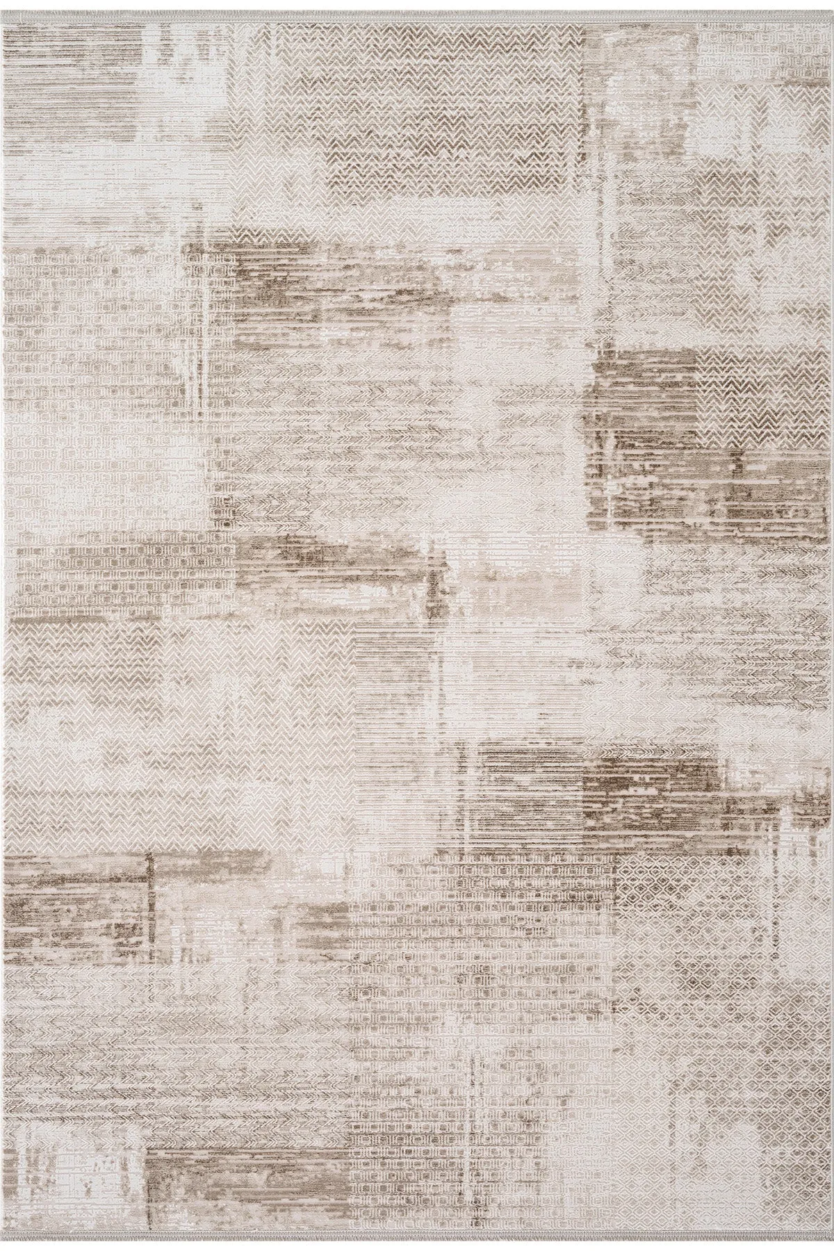 Koza Mirage Cream Mink Living Room Rug