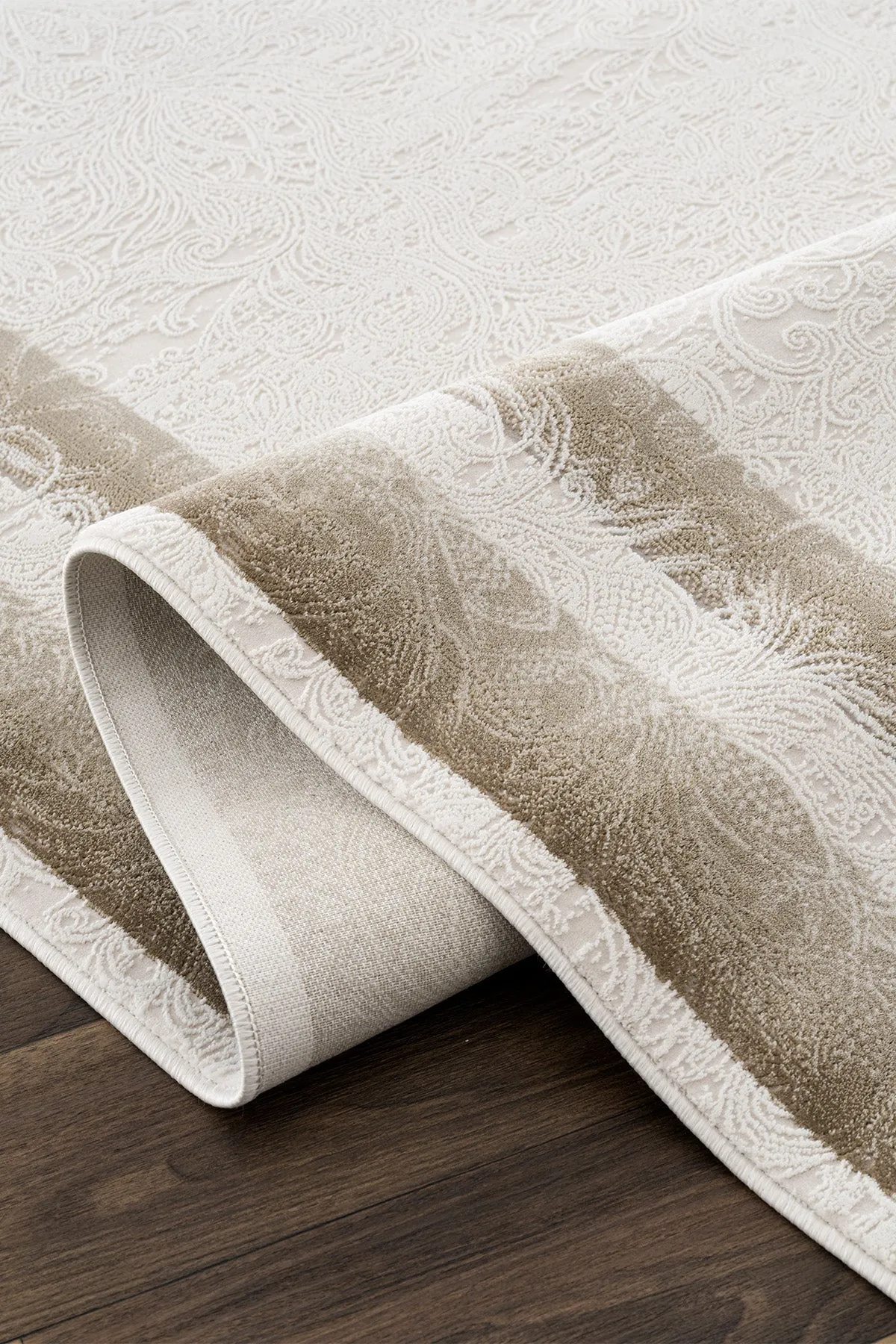 Tapis de salon Koza Mirage crème vison