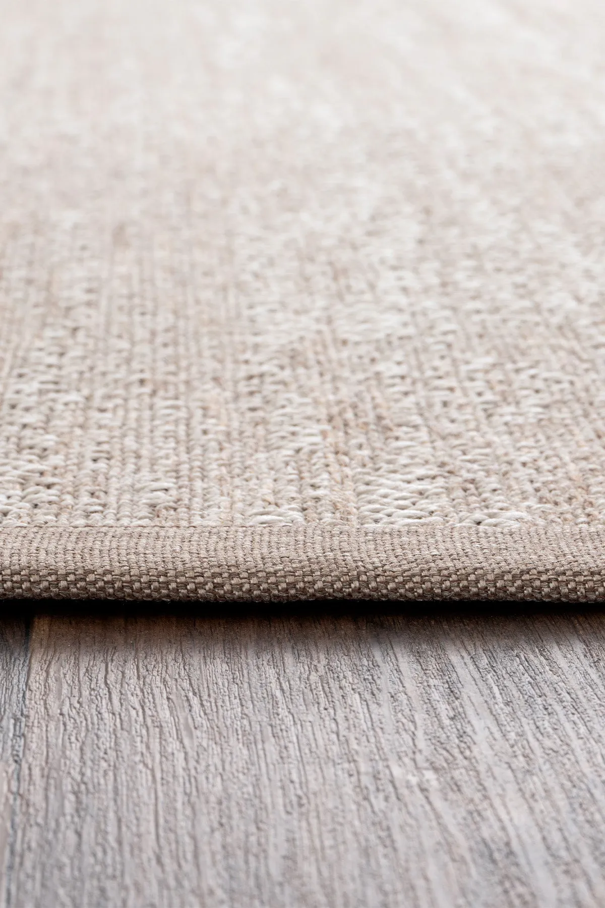 Koza Premium Sisalo Border Cream Natural Sisal Rug - Mink Border