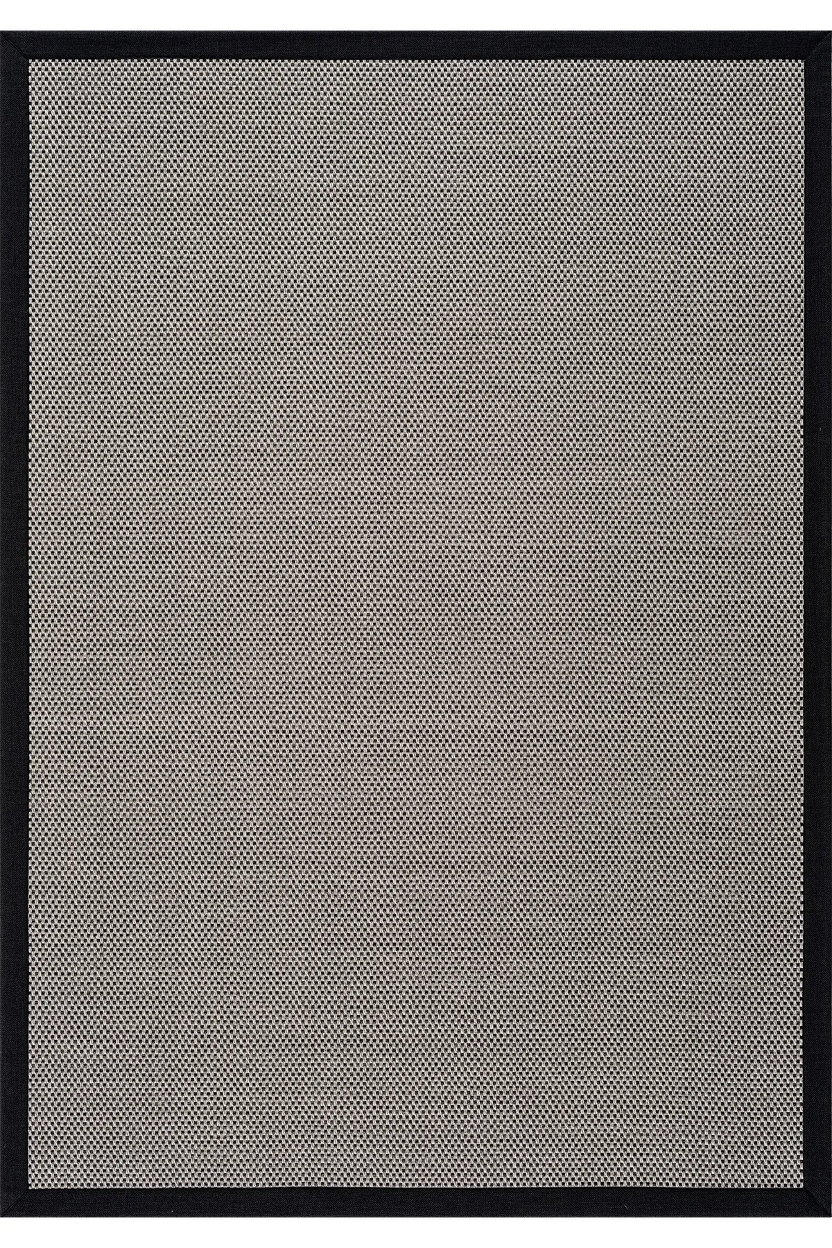 Koza Premium Sisalo Border Cream Black Sisal Rug - Black Border