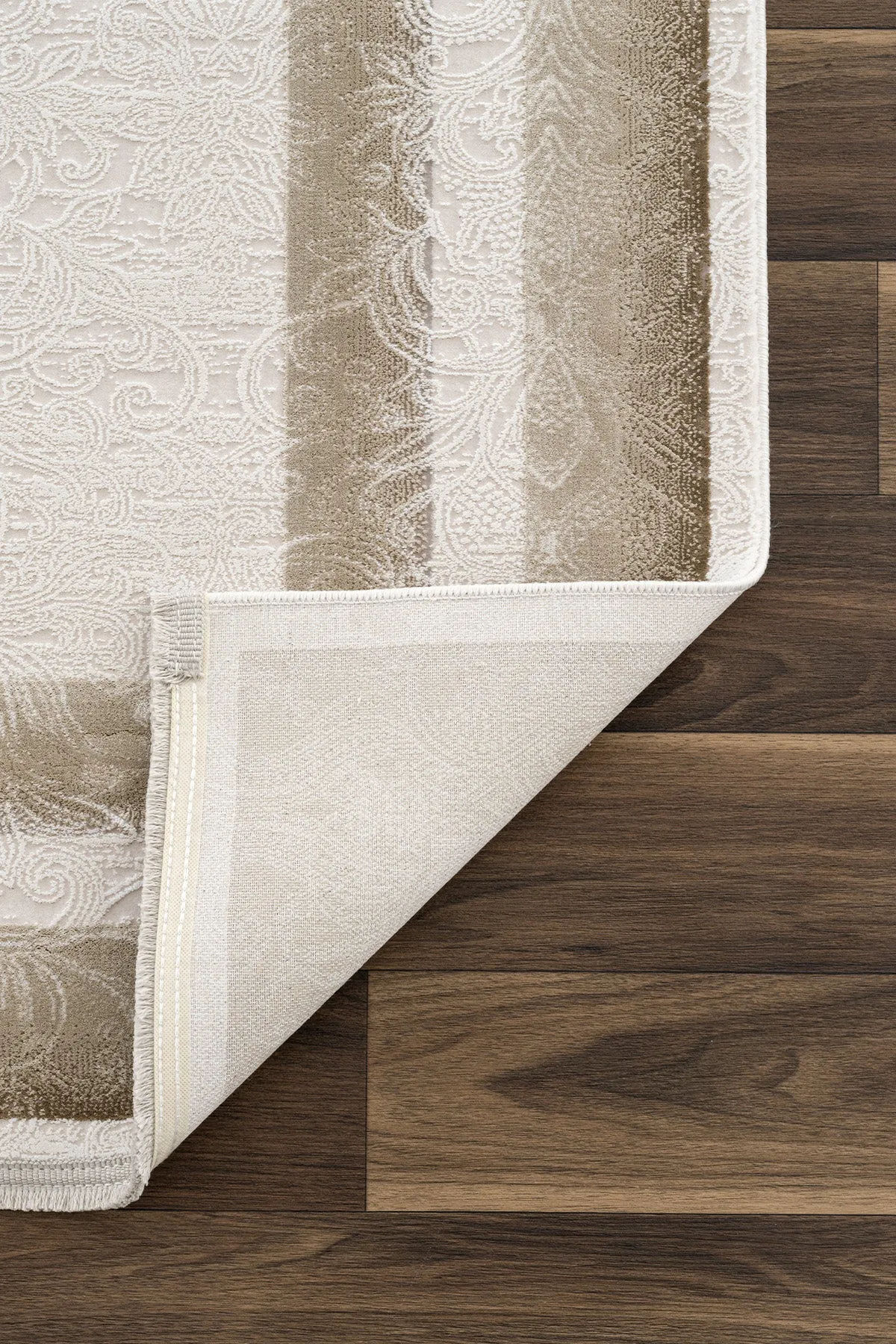 Tapis de salon Koza Mirage crème vison