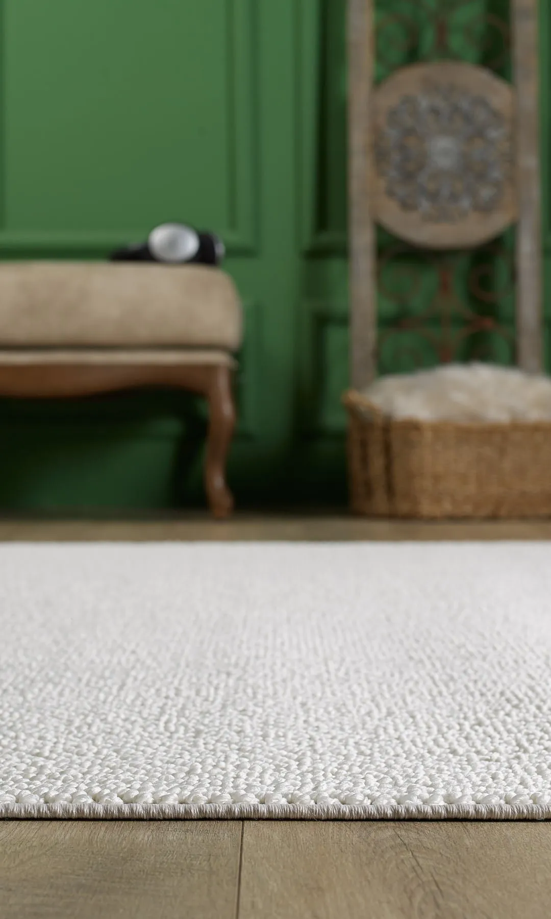 Tapis d'Agra dans la cuisine