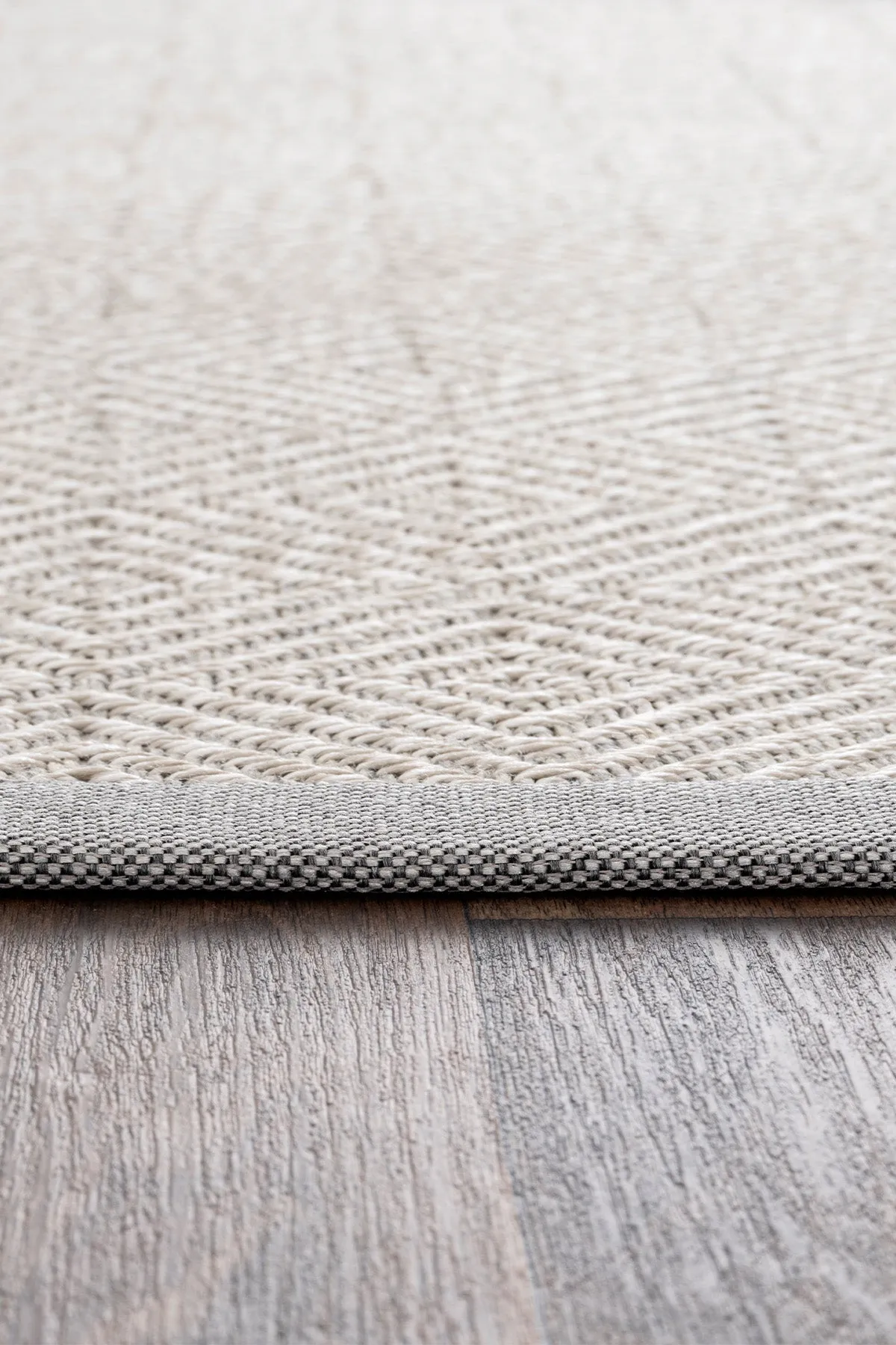 Koza Premium Sisalo Border Grey Sisal Carpet - Grey Border