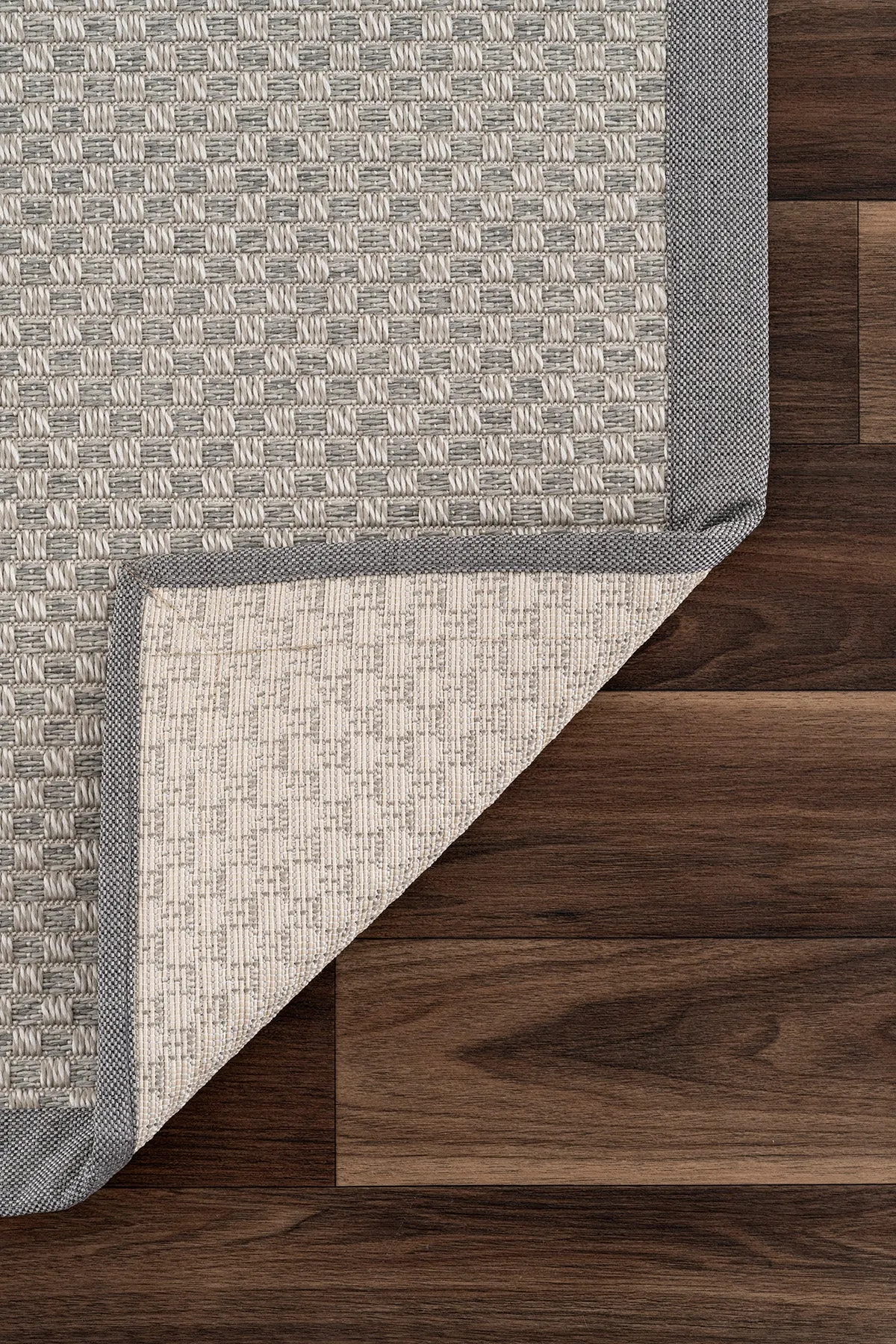 Koza Premium Sisalo Border Grey Sisal Carpet - Grey Border