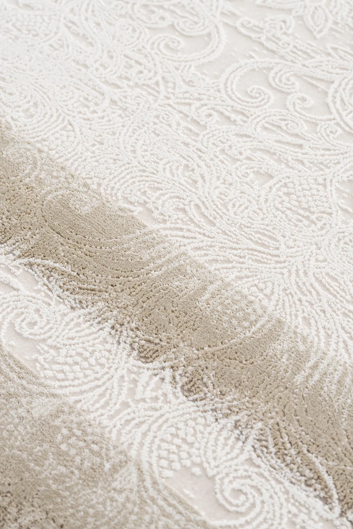 Tapis de salon Koza Mirage Cream Mink - Texture détaillée