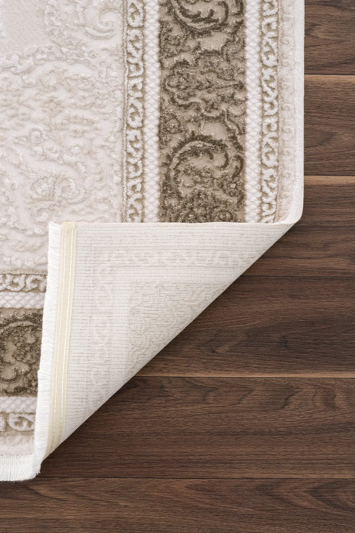 Tapis de salon Koza Sedef Mink