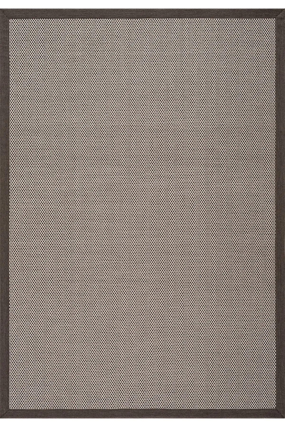Koza Premium Sisalo Border Sisal Carpet Cream Coffee - Coffee Border