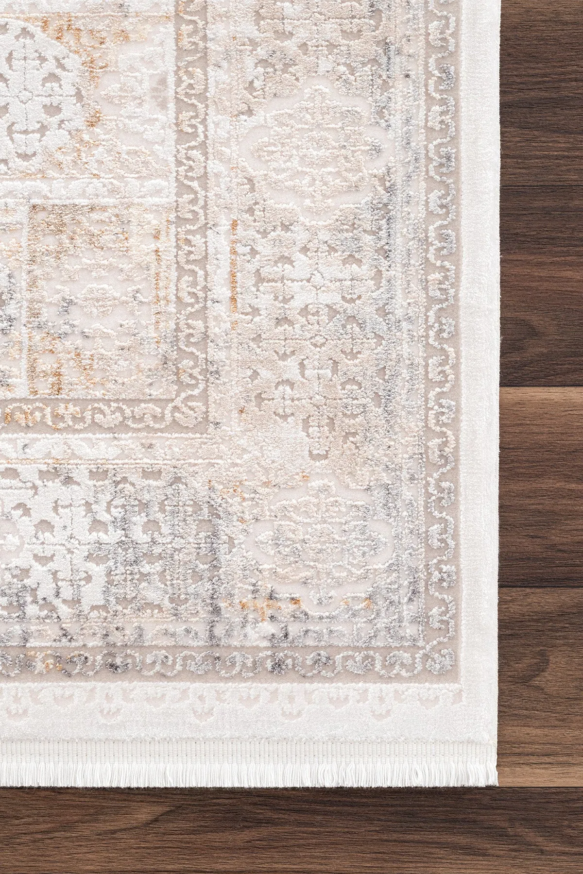 Carpet with natural fiber texture