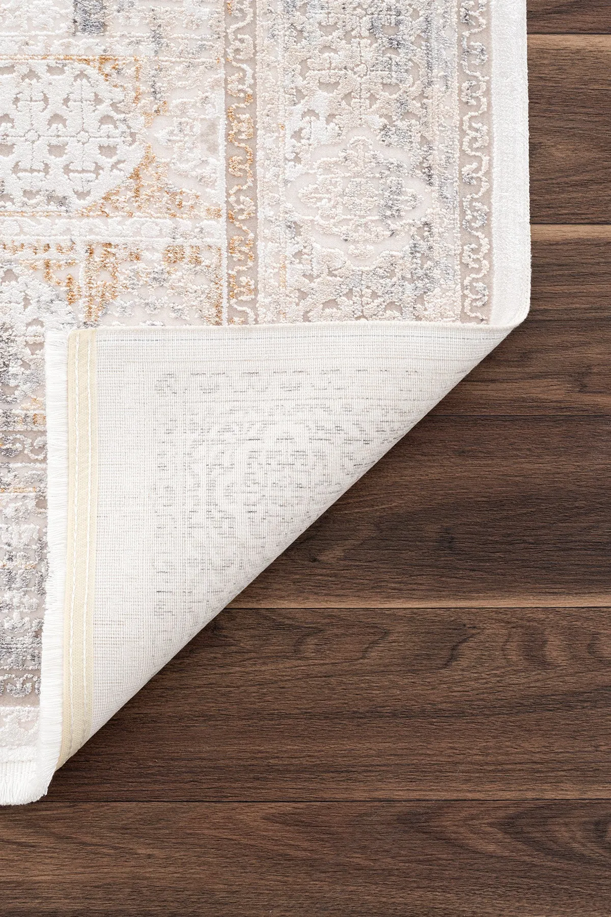 Koza Sapphire Gold Living Room Rug