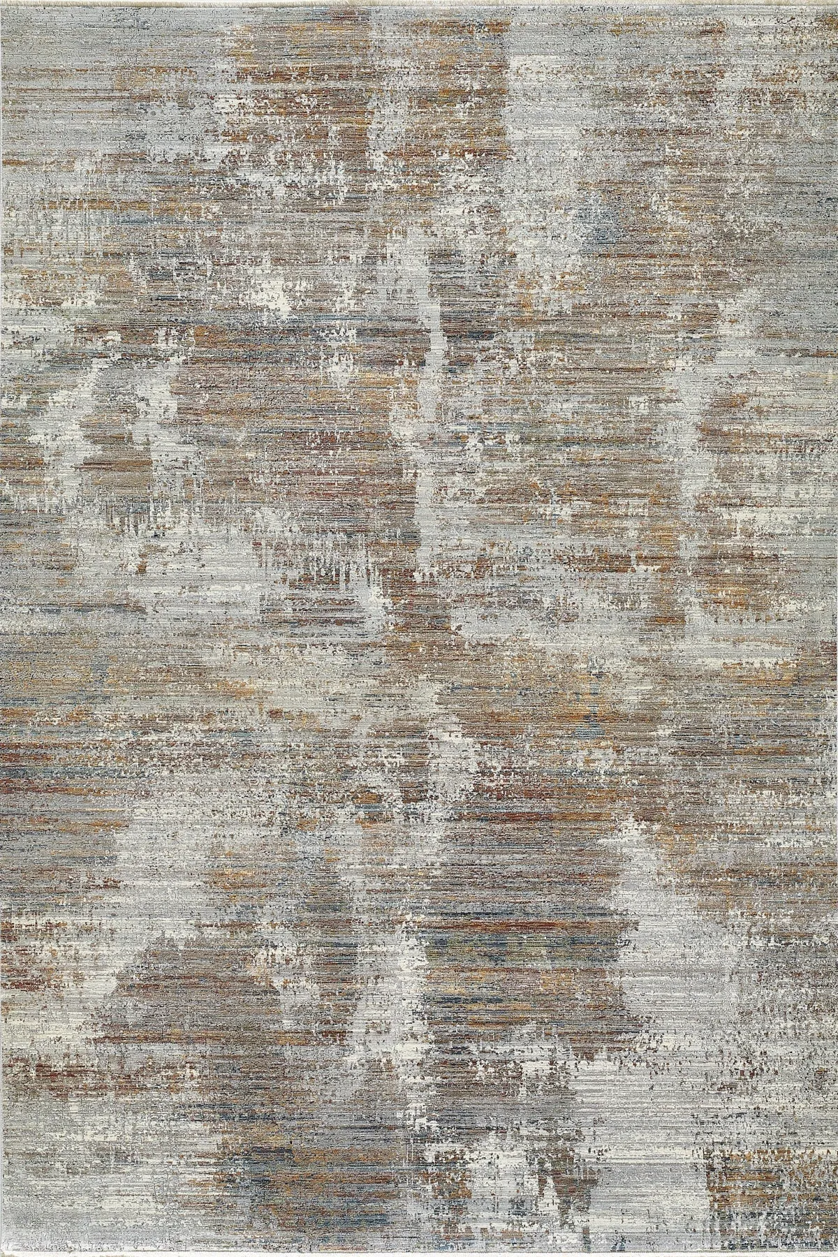 Heritage - Manzana Self-Fringed Vintage Living Room Rug