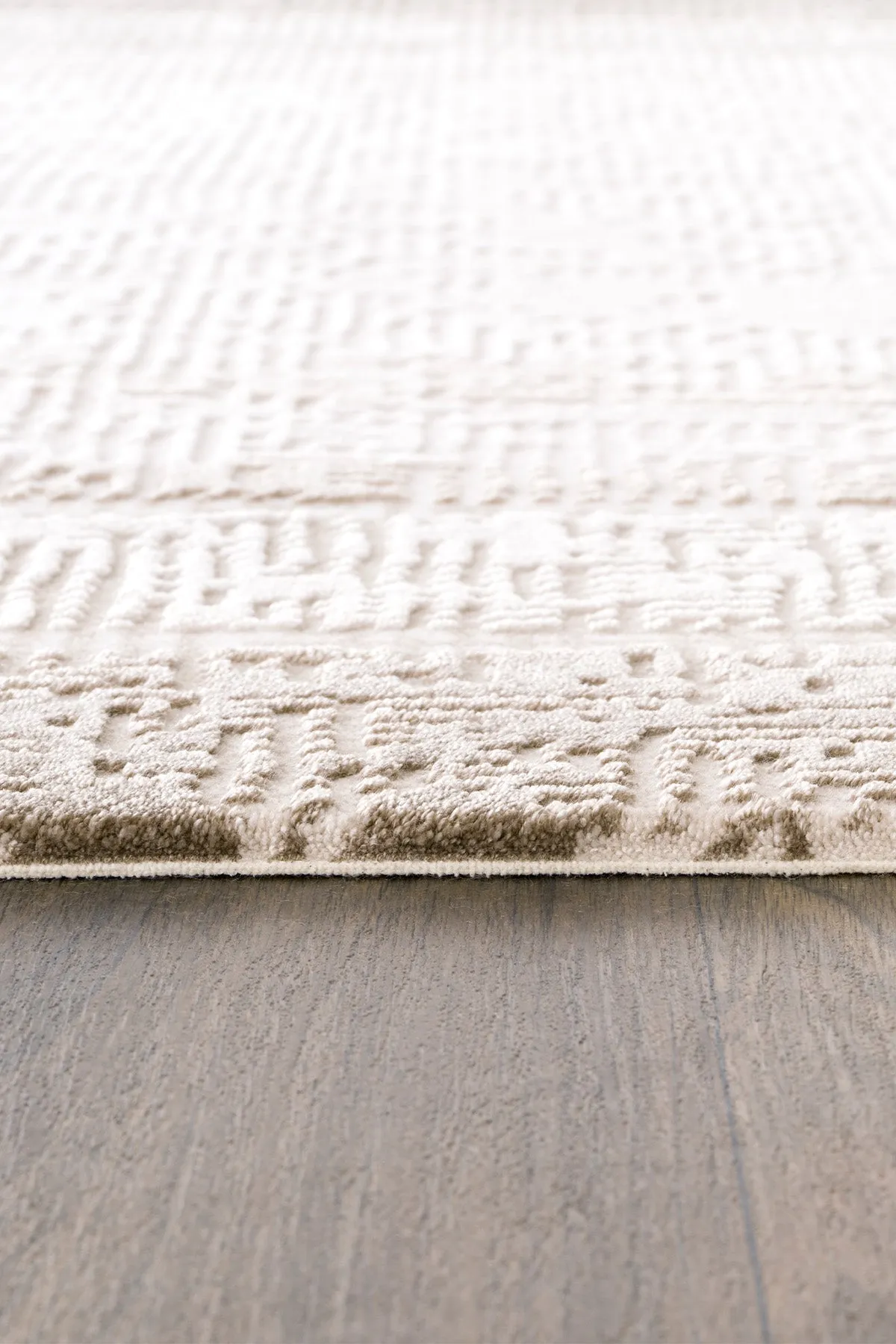 Tapis de salon Koza Sedef Mink