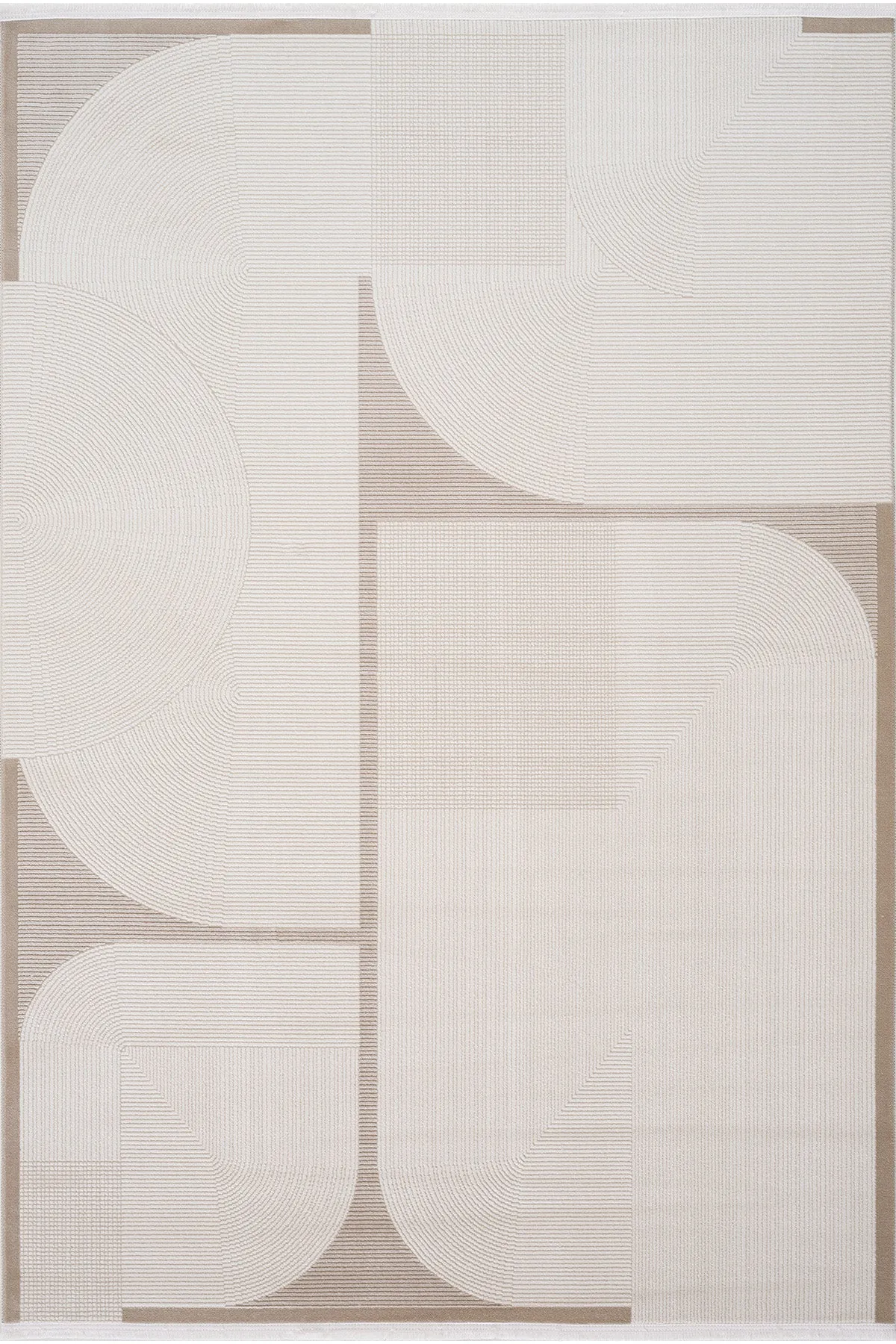Koza Luna Cream Beige Living Room Rug