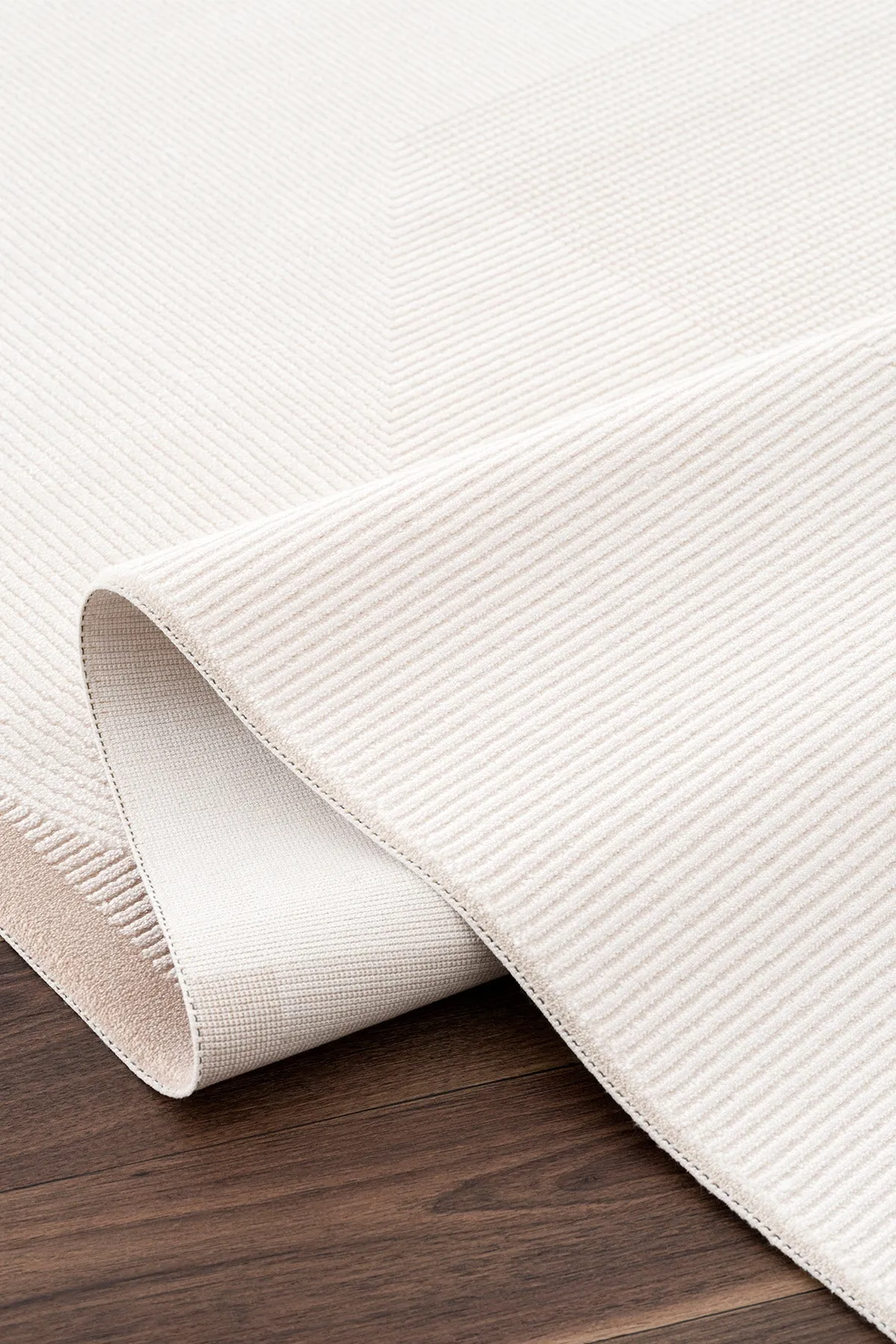 Koza Luna Creme-Beige Wohnzimmerteppich